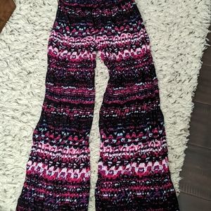 Pattern summer pants